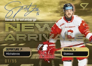 Renars Krastenbergs New arrivals signature 44/55 Kladno 25/26