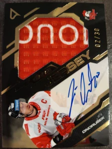 Jiří Ondrušek Game jersey signature 02/30 Olomouc 25/26