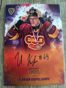 Ilarion Kuprijanov Champions signature limit 25 Jihlava 25/26
