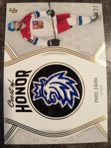 Pavel Zacha Crest of honor 27/27