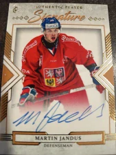 Martin Jandus Authentic Player Signature White 02/20