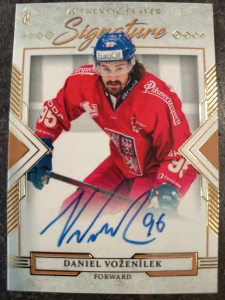 Daniel Voženílek Authentic Player Signature White 08/22