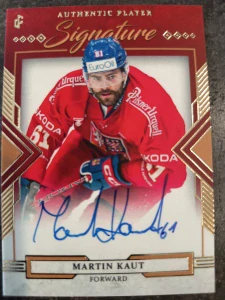 Martin Kaut Authentic Player Signature Red 11/12