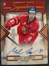 Michal Kovařčík Authentic Player Signature Red 12/12