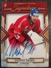 Kryštof Hrabík Authentic Player Signature Blue 2/6