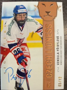 Vendula Přibylová Czech lioness signature 05/12