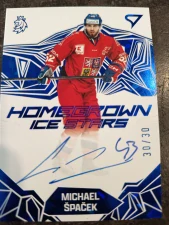 Michael Špaček Homegrown Ice Stars Blue Auto 30/30