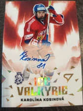 Karolína Kosinová Ice valkyrie signature 01/49