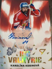 Karolína Kosinová Ice valkyrie signature 03/49