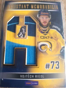 Vojtěch Riedel Assistant memorabilia 5/15 Zlín 25/26