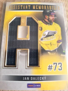 Jan Dalecký Assistant memorabilia 4/15 Sokolov 25/26