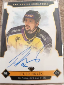 Petr Holík Authentic signature 22/25 Zlín 25/26