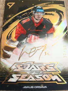 Jakub Orsava Stars of season golden script 37/50 25/26 Play off
