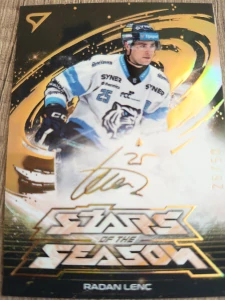 Radan Lenc Liberec Stars of season golden script 26/50 25/26 Play off