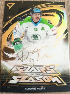 Tomáš Fořt Mladá Boleslav Stars of season golden script 10/50 25/26 Play off