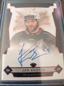 Jan Knotek Authentic signature 3/5 Slavie 25/26 2. série