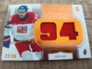 Jakub Lauko Favourite numbers 22/30