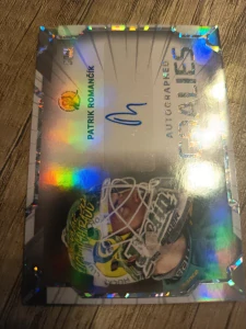 Patrik Romančík Goalies autograph 05/25