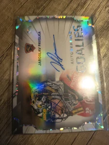 Jaroslav Pavelka Goalies autograph 12/25