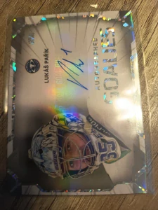 Lukáš Pařík Goalies autograph 11/25