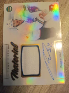 Daniel Bukač Game used material auto 10/10