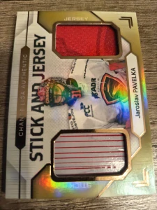 Jaroslav Pavelka Stick and Jersey 12/20