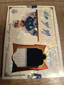 Josef Skořepa Game used material 09/10