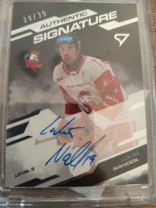 Lukáš Nahodil authentic signature level 3 39/39