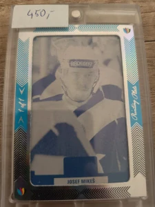 Josef Mikeš Printing plate blue
