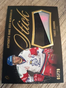 Tomáš Zohorna authentig game used memorabilia stick 05/20