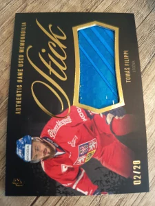 Tomáš Filippi authentig game used memorabilia stick 02/20