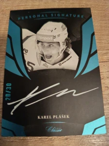 Karel Plášek personal signature 20/30