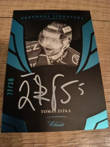Tomáš Žižka personal signature 27/30