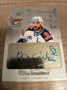 Michal Vondrka authentic signature 12/29