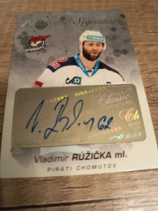 Vladimír Růžička ml. authentic signature 07/29