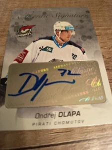 Ondřej Dlapa authentic signature 08/29