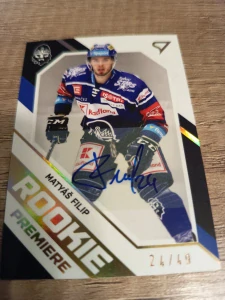 Matyáš Filip rookie premiere signature 24/49