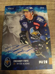 Zachary Frye signature 14/20