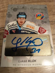 Lukáš Klok authentic signature 10/29