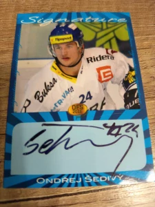 Ondřej Šedivý signuture blue
