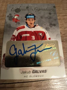 Jakub Galvas authentic signature 02/29