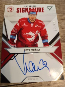 Petr Vrána authentic signature level 2 22/60