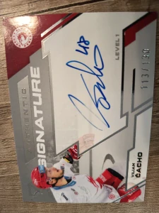 Wiliam Čacho authentic signature 113/130