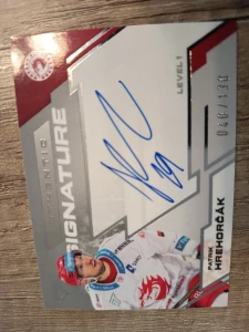 Patrik Hrehorčák authentic signature 40/130