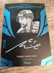 Tomáš Marcinko personal signature 27/30