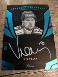 Petr Vrána personal signature 19/30