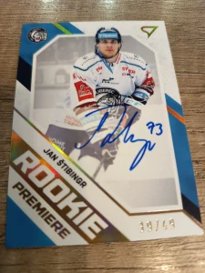 Jan Štibingr rookie premiere signature 39/49