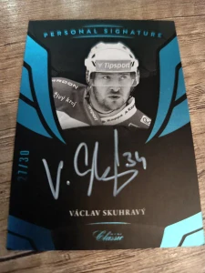 Václav Skuhravý personal signature 27/30