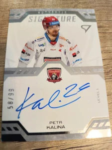 Petr Kalina authentic signature level 1 58/99