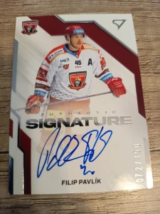 Filip Pavlík signature 072/150